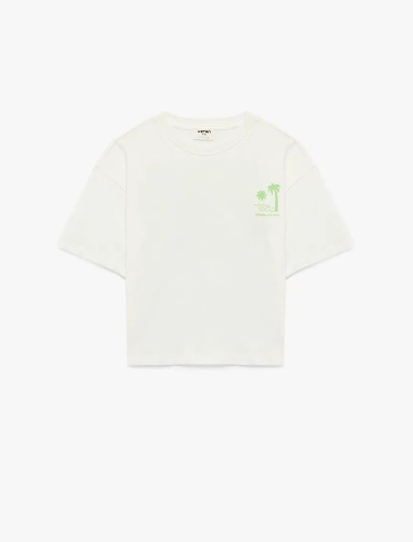 Resim Koton Kız Çocuk T-shirt 6SKG10151AK