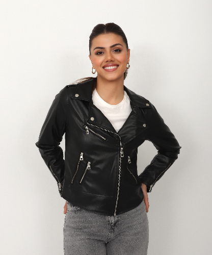 Resim Trender Kadın Deri Mont ve Ceket