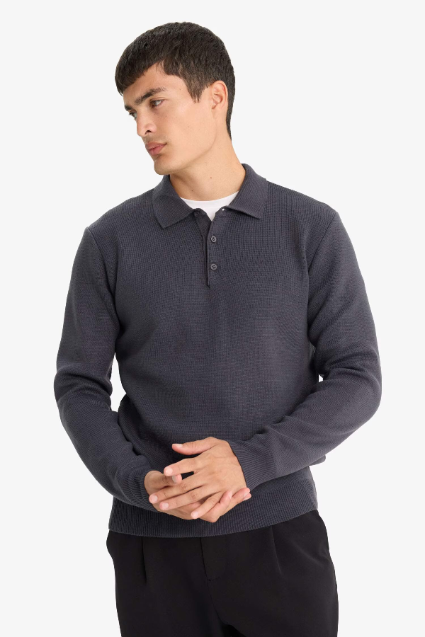 Resim Defacto Erkek  Kazak F1523AX/GR308