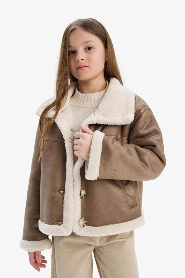 Resim Defacto Kız Çocuk  Mont C4979A8/BN164