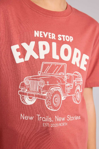 Resim Defacto Erkek Çocuk T-shirt G7471A8/BR480