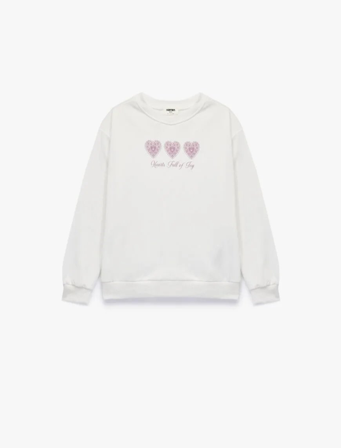 Resim Koton Kız Çocuk Sweat 6WKG10371AK