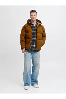 Resim Jack & Jones Jjglobal Puffer Jacket Erkek Mont 12283517