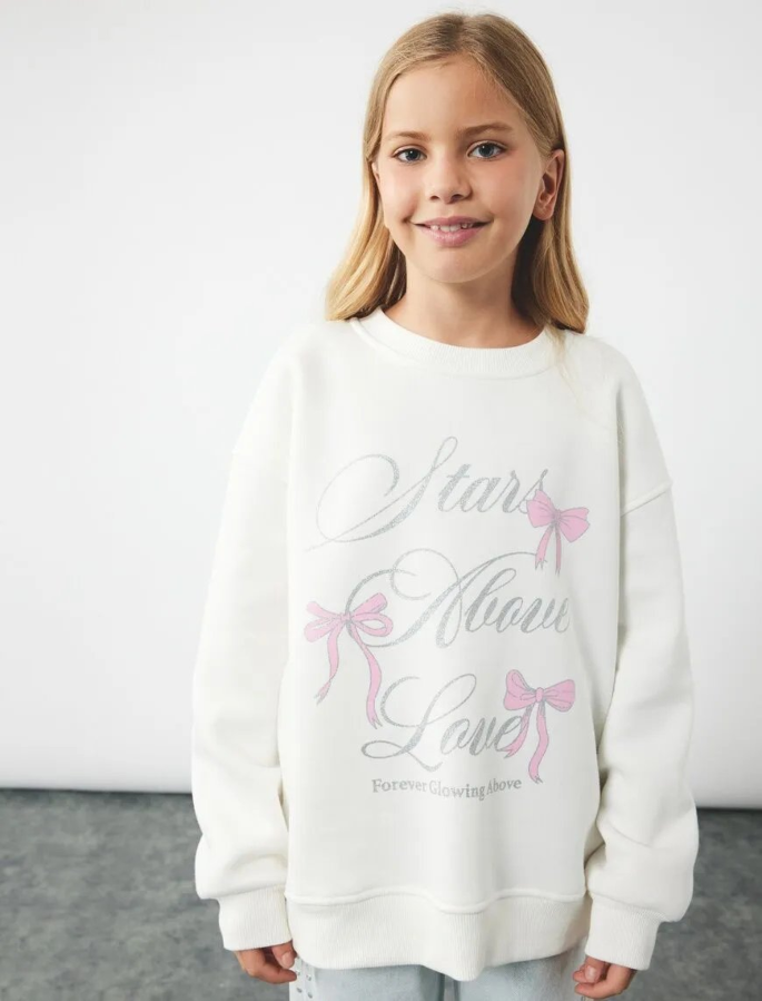 Resim Koton Kız Çocuk Sweat 6Wkg10358Ak