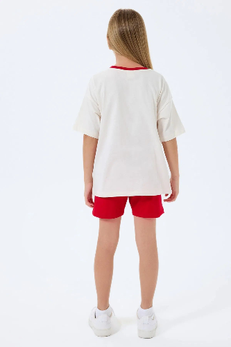 Resim Yenikoza Kız Çocuk Şort Takım