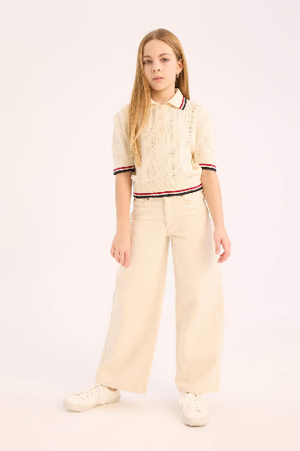 Resim Defacto Kız Çocuk  Jean Pantolon D7098A8/ER233