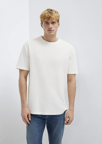 Resim Mavi Erkek T-shirt M0613146-70056