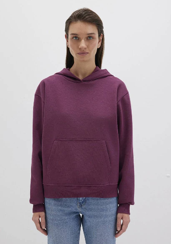 Resim Mavi Kapüşonlu Kadın Sweatshirt M167299-70670