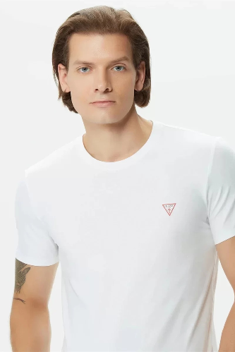 Resim Guess  Erkek  T-shirt M2YI24J1314-G011 Cn Ss Core Tee Str