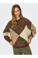 Resim Only Onlnoeme Life Ls Jq O-Neck Knt Kazak 15353226