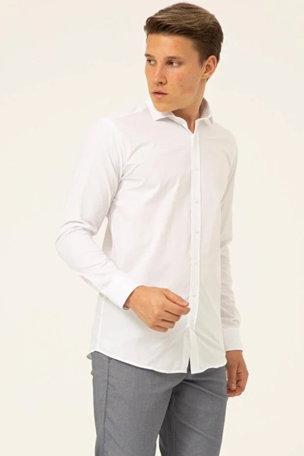 Resim Süvari Wonder Regular Uzun Tpt Erkek Gömlek Gm1001400355