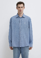 Resim Mavi Erkek Uzun Kol Gömlek M0211885-18790