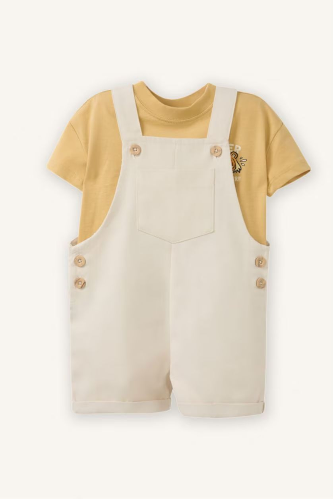 Resim Defacto Erkek Bebek Şort Takım G8516A5/YL510