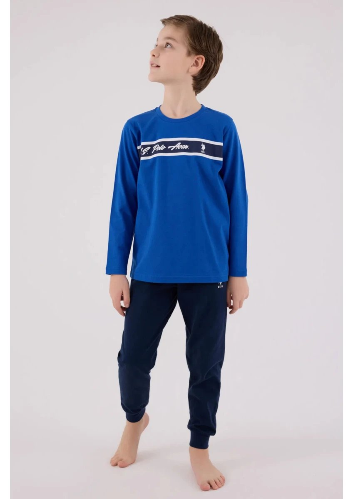 Resim U.S. Polo Assn Kids Erkek Çocuk Pijama Takım US2210-4