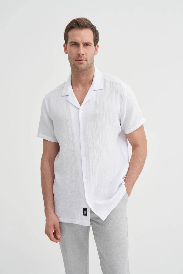 Resim Cazador Erkek Kısa Kol Gömlek 2039