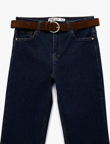 Resim Koton Kadın Jean Pantolon 6SAL40101MD