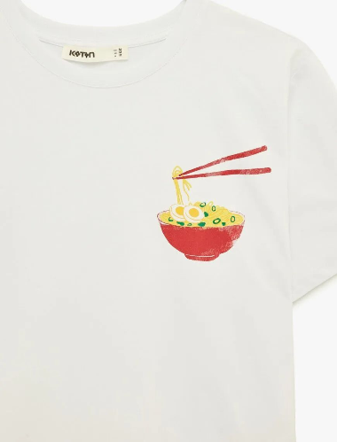 Resim Koton Kadın T-shirt 6SAK50055EK