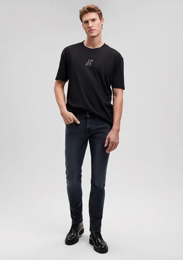 Resim Mavi Jake Erkek Jean Pantolon M0042286535