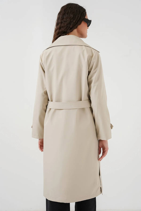 Resim Yenikoza Kadın Pardesü  Trençkot