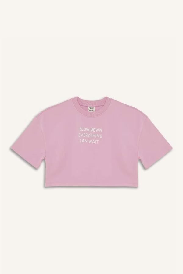 Resim Defacto Kız Çocuk T-shirt Takım Z8983A6/PN444