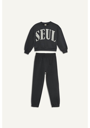 Resim Defacto Kız Çocuk  Sweat Takım E6416A8/AR82