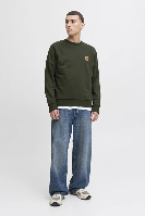 Resim Jack & Jones Jjbrandy Sweat Crew Neck Ln Erkek Sweat 12279256