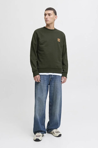 Resim Jack & Jones Jjbrandy Sweat Crew Neck Ln Erkek Sweat 12279256