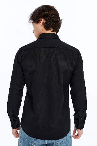 Resim Süvari Armürlü Slım Uzun Erkek Gömlek Gm2024700614