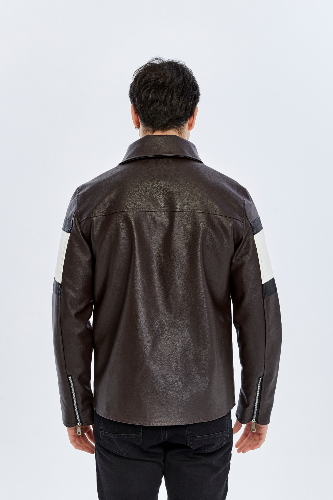 Resim Trender Erkek Deri Mont ve Ceket