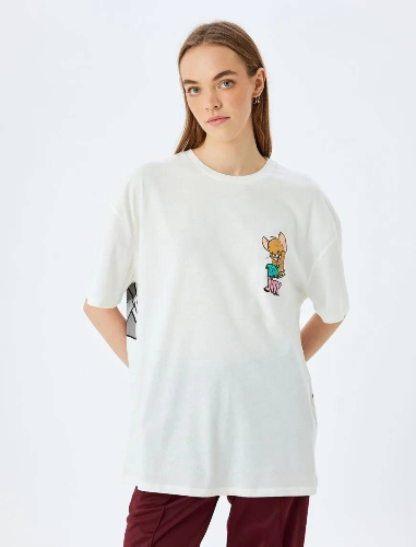 Resim Koton Kadın T-shirt 5SAL10268IK