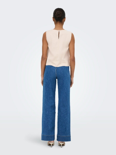 Resim Only Onldorsı Arıs Sl Loose Top Wvn Cc Kadın T-Shirt 15364286