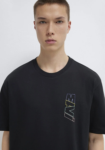 Resim Mavi Erkek T-shirt M0612350-900