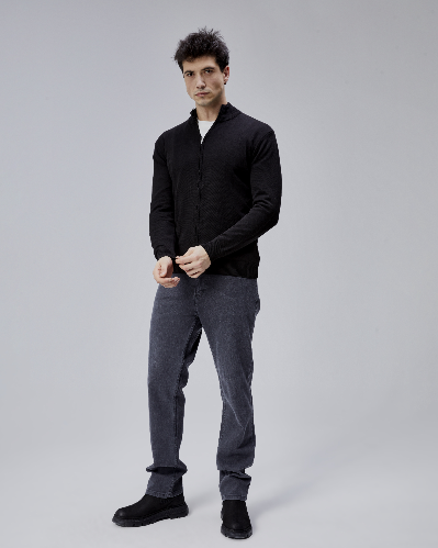 Resim Paul&More Erkek Hırka Fermuarlı