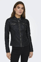 Resim Only Onlbandit Faux Leather Biker Otw Noos Kadın Deri Mont ve Ceket 15081400