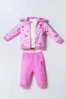 Resim U.S. Polo Assn Bebek Kız Bebek Sweat Takım Usb3007