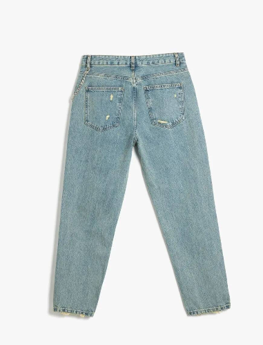 Resim Koton Kadın Jean Pantolon 5SAL40022MD