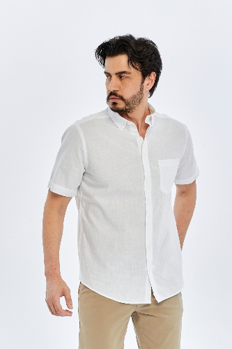 Resim Süvari Cotton Regular Erkek Kısa Kol Gömlek SGM2017700010