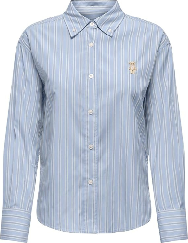 Resim Only Onlelara L/S Emb Shırt Wvn Kadın Gömlek 15370801
