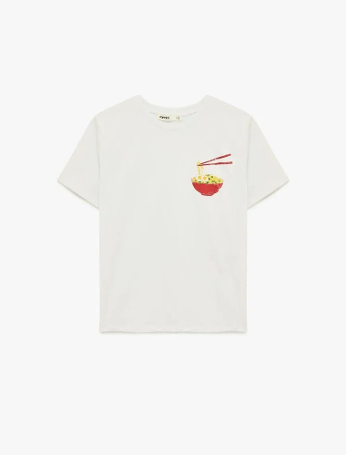 Resim Koton Kadın T-shirt 6SAK50055EK