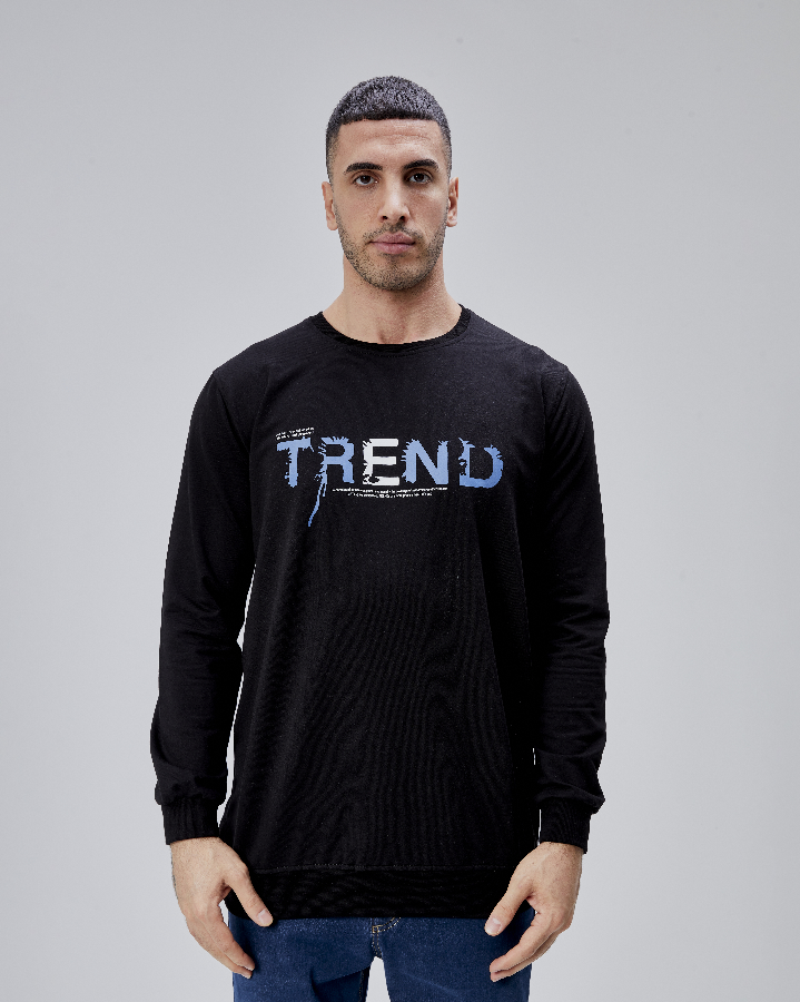 Resim Paul&More Erkek Sweat Trend Baskı 0 Yaka 2 İp