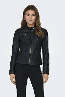 Resim Only Onlbandit Faux Leather Biker Otw Noos Kadın Deri Mont ve Ceket 15081400