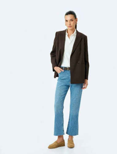 Resim Koton Kadın Jean Pantolon 5SAL40055MD