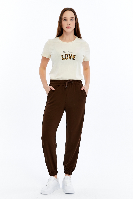 Resim Viole&More Kadın Eşofman Alt 5464 Modal Paça Lastikli