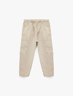 Resim Koton Erkek Bebek Kanvas Pantolon 6SMB40020TW