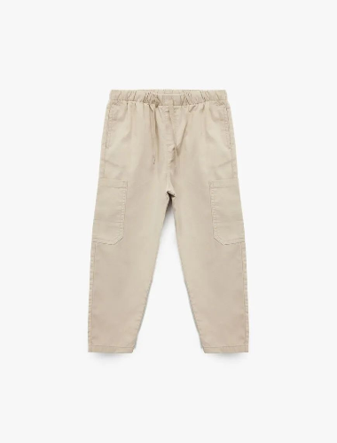 Resim Koton Erkek Bebek Kanvas Pantolon 6SMB40020TW