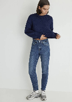 Resim Mavi Cindy Kadın Jean Pantolon M100277-87925