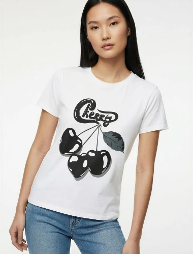 Resim Koton Kadın T-shirt 6SAL10075IK