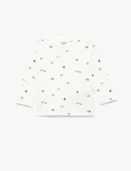 Resim Koton Erkek Bebek Sweat 6Wmb10019Tk