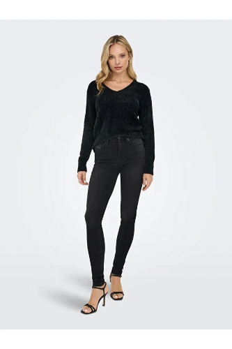 Resim Only Onlella Piumo Ls V-Neck Knt Kadın Kazak 15259562