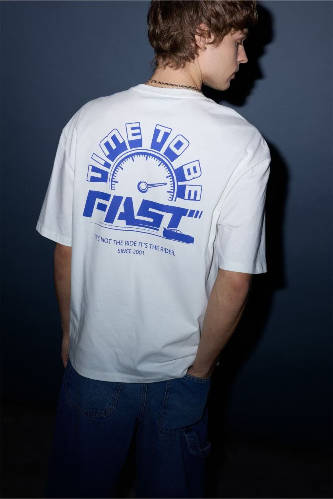 Resim Defacto Erkek T-shirt F5346AX/ER105